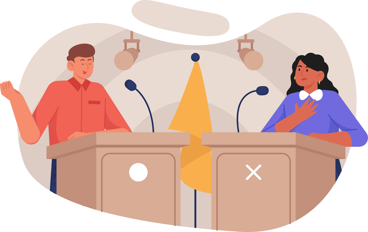 Debate Club Illustration